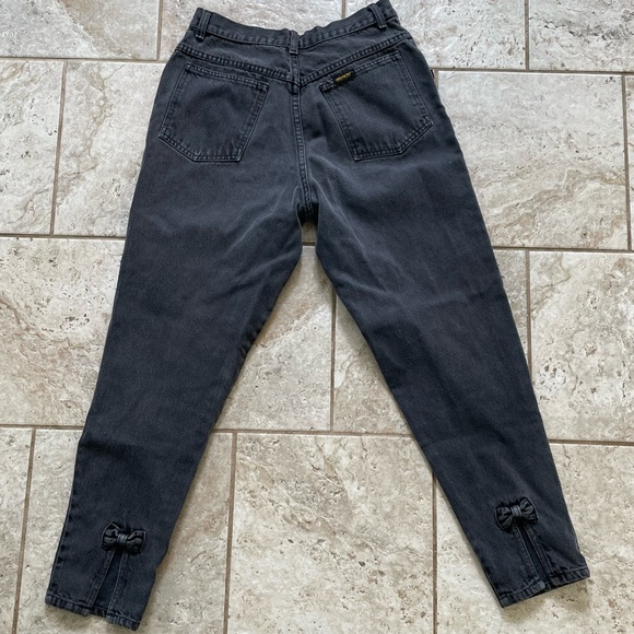 Vintage super high-rise 90s Sassoon bow detail denim - Picture 13 of 16